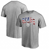 Chicago Bears Pro Line by Fanatics Branded Banner Wave T-Shirt Heathered Gray,baseball caps,new era cap wholesale,wholesale hats